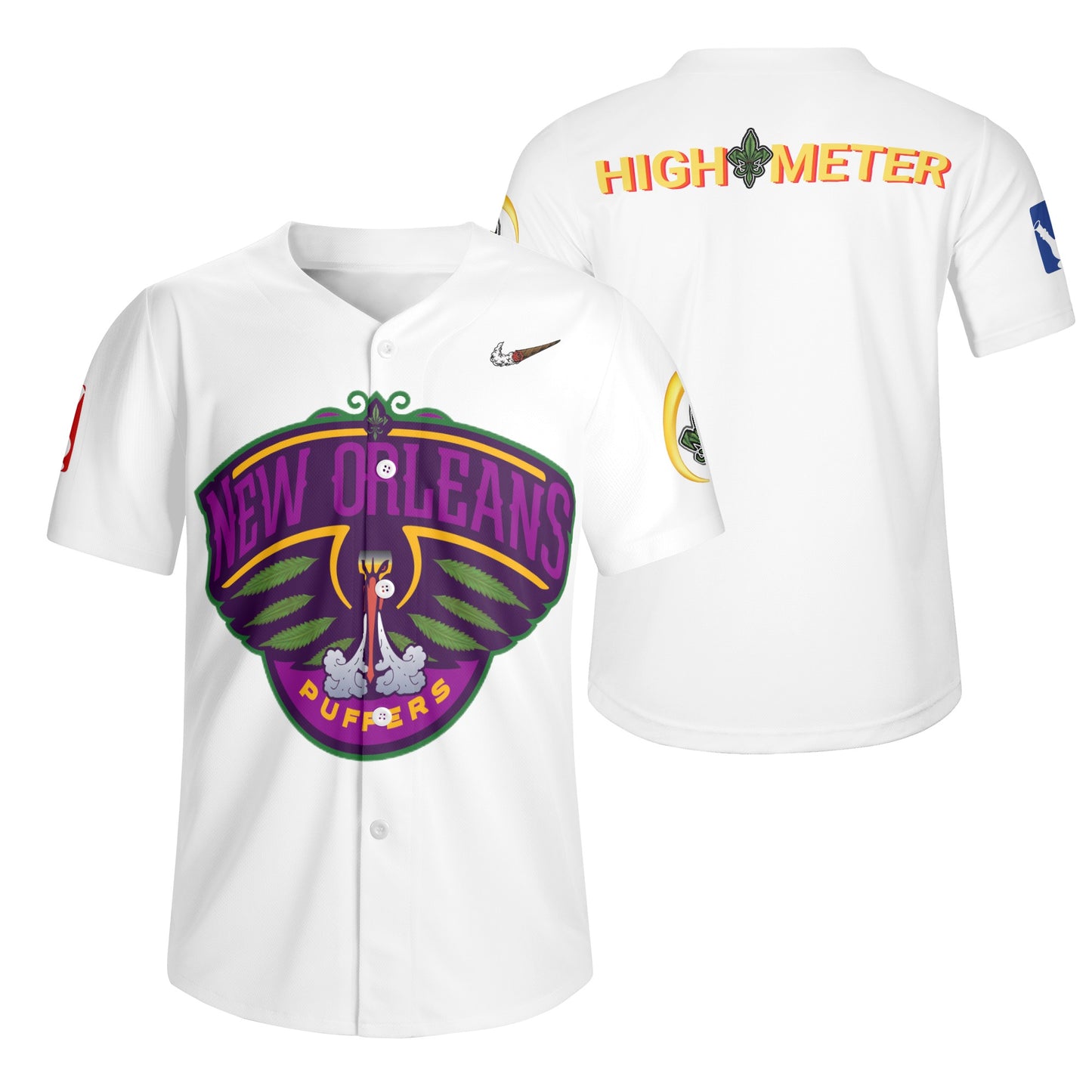 Men's Short Sleeve Baseball Jersey