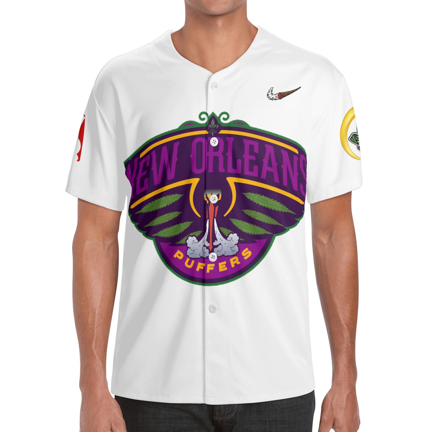 Men's Short Sleeve Baseball Jersey