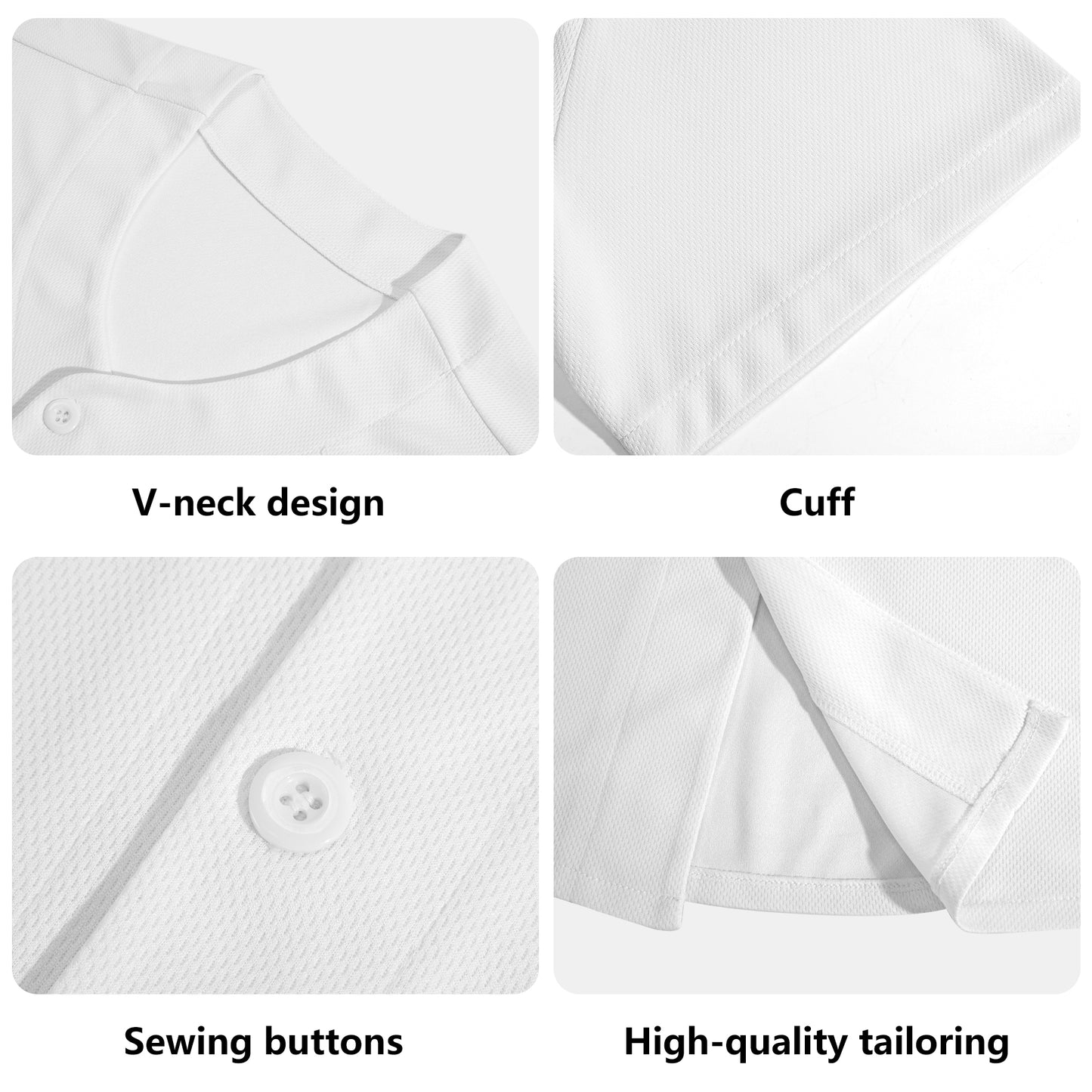 Men's Short Sleeve Baseball Jersey