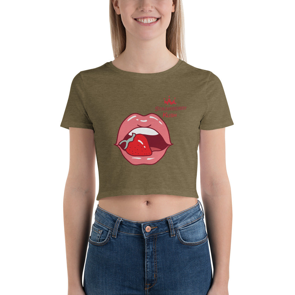 Strawberry Kush Crop Tee